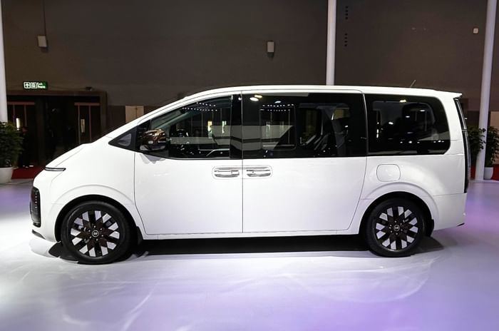 Hyundai Staria MPV showcased at Auto Expo 2025